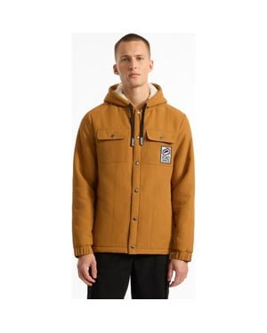 Ecko' Unltd Simple Confidence Shearling Lined Jacket - Brown