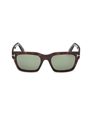 Tom Ford 55Mm Polarized Square Sunglasses - Multicolor