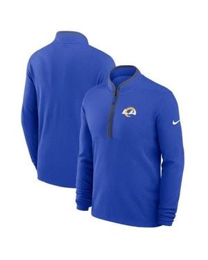 Nike Los Angeles Rams Lightweight Victory Dri-Fit Half-Zip Pullover - Blue