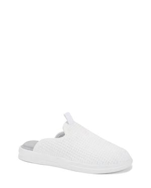 Lusso Cloud Pelli Waffle Knit Slipper - White