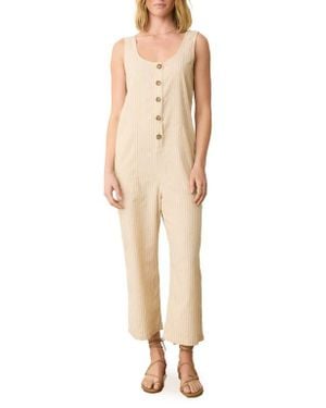 Marine Layer Hemp Blend Jumpsuit - Natural
