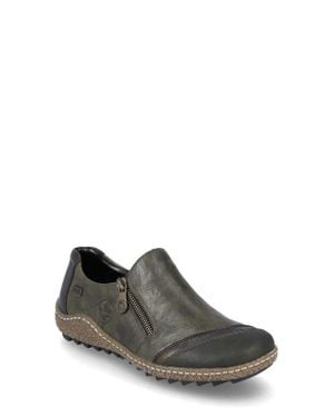 Rieker Liv 71 Zip-Up Sneaker - Gray