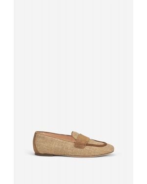 Agl Attilio Giusti Leombruni Sheryl Raffia Moccasin - Multicolor