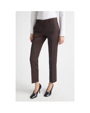 Burberry Shelley Wool Pants - Brown