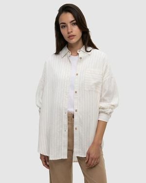 Tentree West End Shirt - White