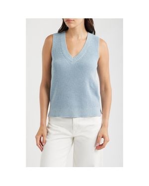 Seasalt Cornwall Lookout Point Knit Vest - Blue