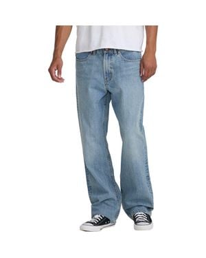 RVCA Americana Dayshift Relaxed Straight Fit Jeans - Blue