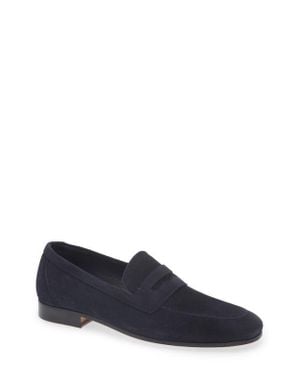J.M. Weston Woogie Penny Loafer - Blue