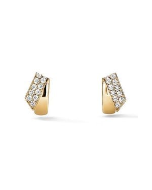 Hearts On Fire Inside/Out 18K Diamond Flip Earrings, 0.40Ct - Metallic