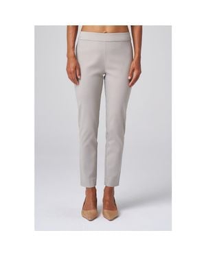 Franne Golde Greenwich Stretch Sculpting Ankle Pant - Gray
