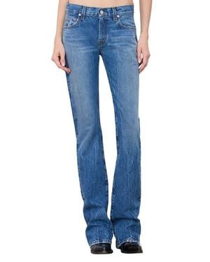 ÉTERNE Low Rise Bootcut Jeans - Blue