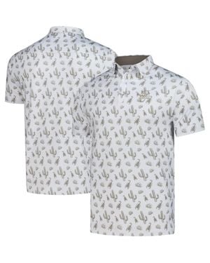 Flomotion Wm Phoenix Open Calyspo Cactus Polo - Gray
