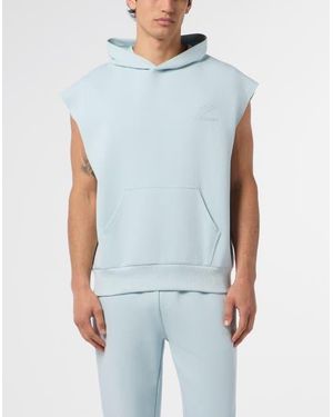 Philipp Plein Pique Hoodie Vest Icon - Blue