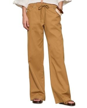 Sanctuary All Aboard Tie Waist Pants - Natural