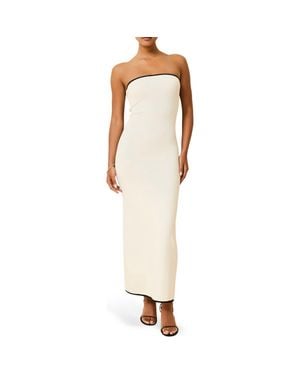 Solid & Striped The Caroline Column Dress - White