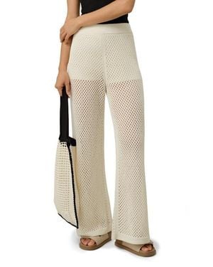 LILYSILK Toscana Pintelle Pants - Natural