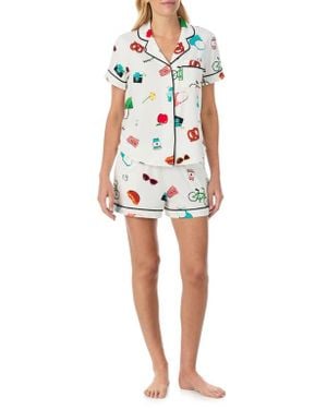 Kate Spade Print Short Pajamas - Multicolor