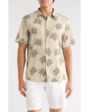 Roark Bless Up Short Sleeve Button-Up Shirt - Multicolor