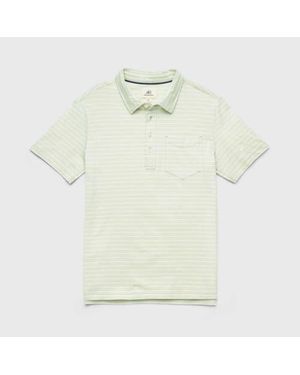 Surfside Supply Michael Stripe Polo - White