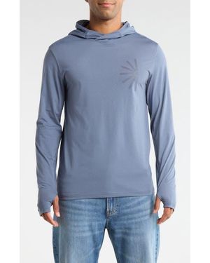 Roark Venture Lightweight Upf 50+ Hoodie - Blue