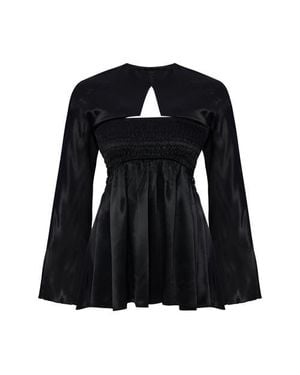Pcfg Long Sleeve Mini Dress - Black