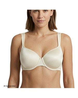 Lands' End Full Coverage Bra True Solutions Light Weight Microfiber Basics - Green