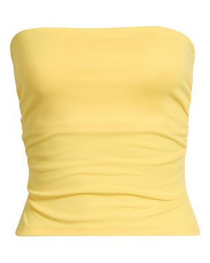 PacSun Ophelia Ruched Tube Top - Yellow