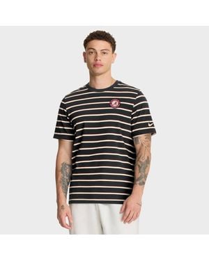 Nike Alabama Crimson Tide Athletic Prep Legacy Summit Stripe T-Shirt - Black