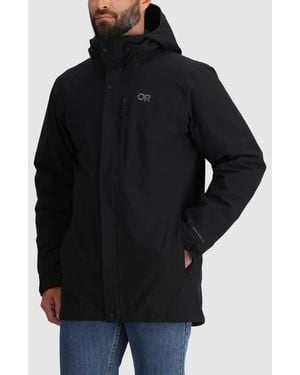 Outdoor Research Foray 3L Waterproof 3-In-1 Parka - Black