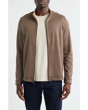 Johnston & Murphy Xc4 Reversible Performance Zip Jacket - Brown