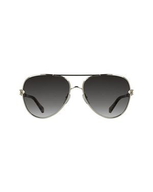 Kendra Scott Korinne 61Mm Gradient Aviator Sunglasses - Black