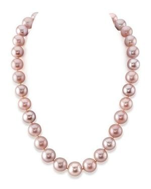 The Pearl Source 11.5-12.5Mm Freshwater Pearl Necklace - Pink