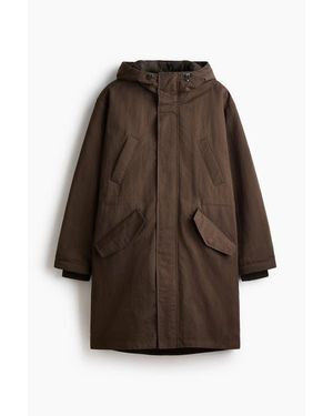 H&M Padded Parka - Brown