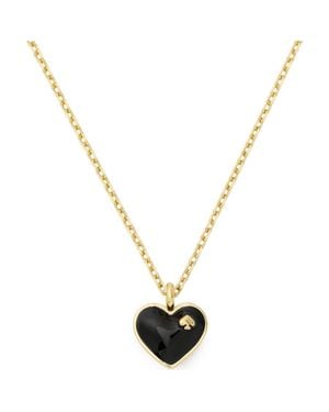 Kate Spade Heart Pendant Necklace - Metallic