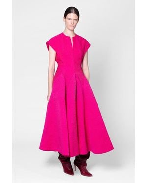 ROKSANDA Textured A-Line Rova Dress - Pink