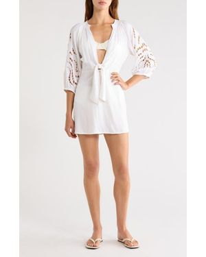 ViX Alice Cover-Up Chemise - White
