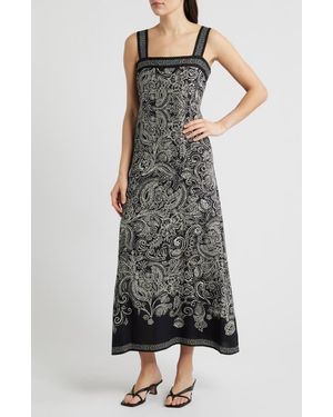 Vince Camuto Paisley Sundress - Gray