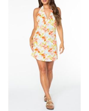 Roxy Ocean Boulevard Halter Minidress - Orange