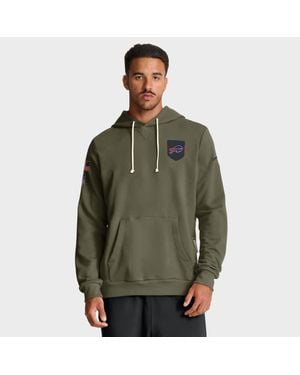 Nike Buffalo Bills Big & Tall 2025 Salute To Service Sideline Dominant Force Dri-Fit Hoodie - Green