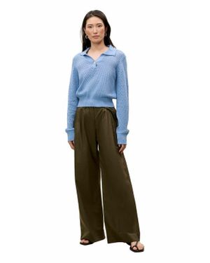 Rebecca Taylor Fern Knit Sweater - Blue