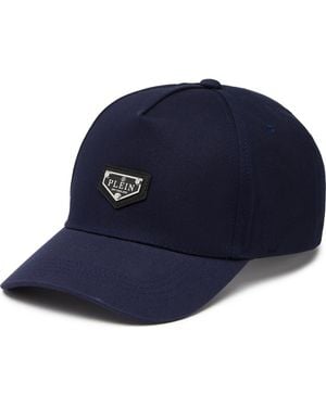Philipp Plein Baseball Cap Pp Plaque - Blue
