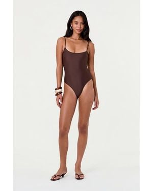 Nicholas Dione One-Piece Swimsuit - Brown