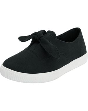Comfortview The Anzani Canvas Slip On Sneaker - Black