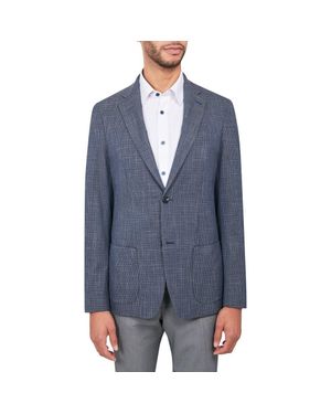 W.r.k. Slim Fit Microcheck Sport Coat - Blue