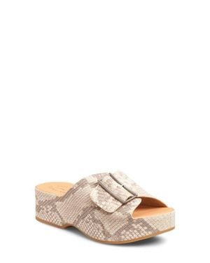 Kork-Ease York Platform Slide Sandal - Pink