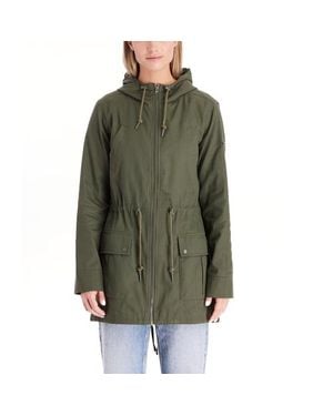 Modern Eternity Maternity Modern Eternity Lara 3-In-1 Military Style Cotton Maternity Jacket - Green
