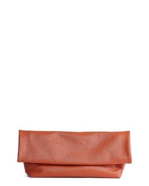 TOPSHOP George Faux Leather Clutch - Red
