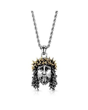 Room101 Jesus Piece Pendant - Metallic