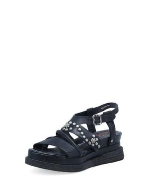 A.s.98 Lowman Platform Sandal - Blue