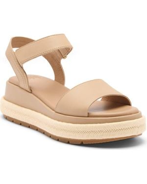Sorel Sunpeak Ankle Strap Platform Sandal - Metallic